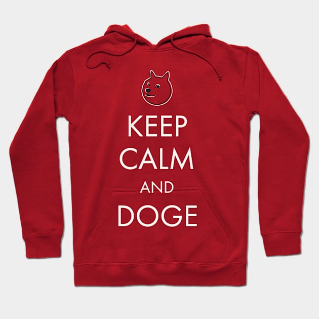Keep Calm and Dogecoin Hoodie by payme